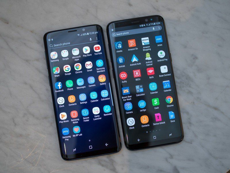 Samsung Galaxy S9 and Galaxy S8