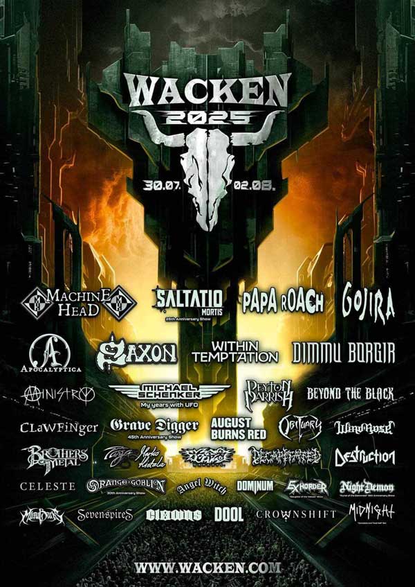 Wacken Festival 20215 poster