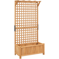 Getraer Wood Planter Box with Trellis | $183.99 from Wayfair