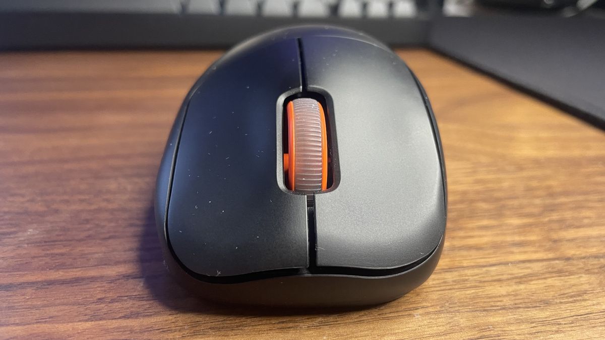 A Steelseries Rival Pro gaming mouse.