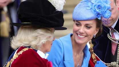 Duchess Camilla with Duchess Kate