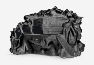 Black jute cord sofa by Jay Sae Jung Oh