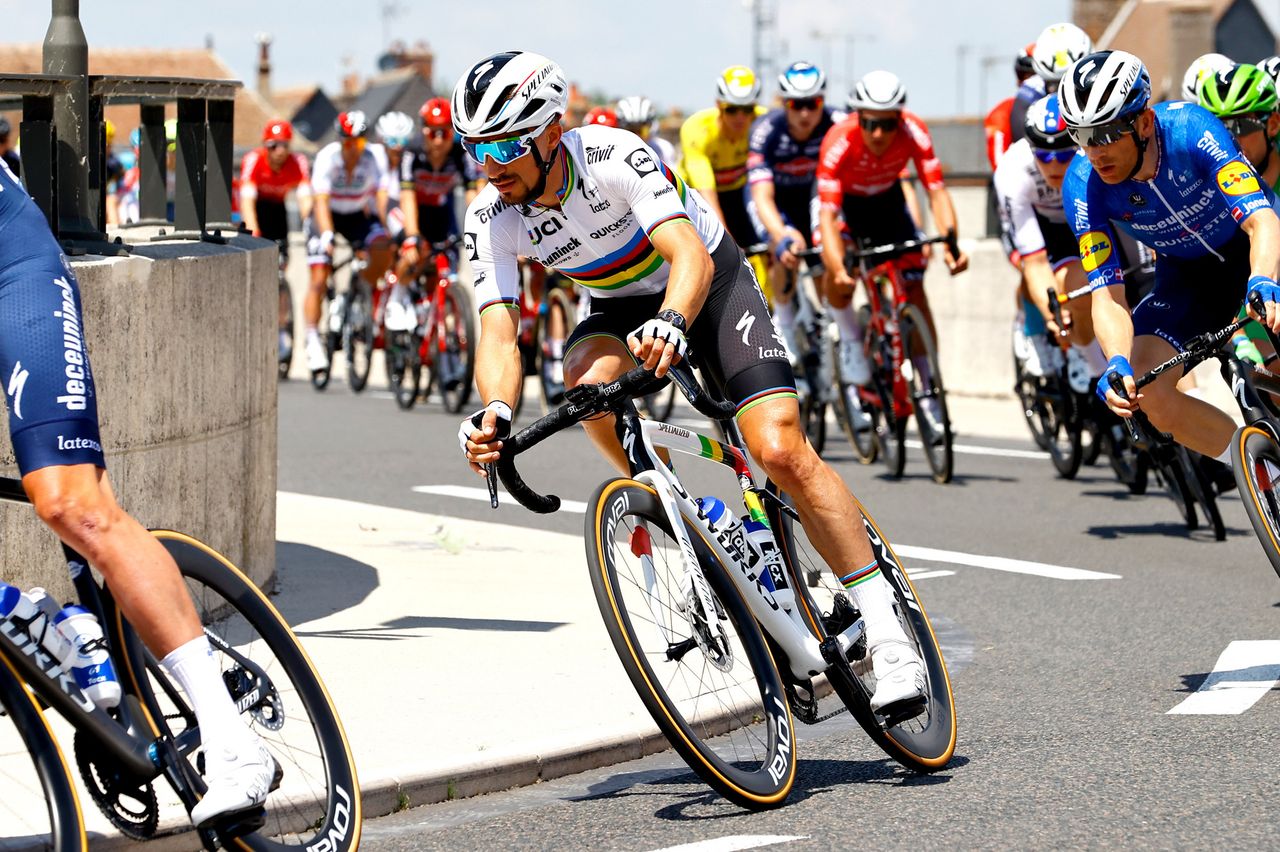 Tour de France 2021 108th Edition 6th stage Tours Chateauroux 1604 km 01072021 Julian Alaphilippe FRA Deceuninck QuickStep photo Luca BettiniBettiniPhoto2021