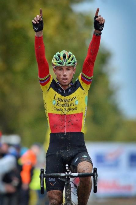 Belgian champion Sven Nys wins the Koppenbergcross for the ninth time on November 1, 2012
