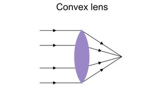 how do binoculars work: convex lens