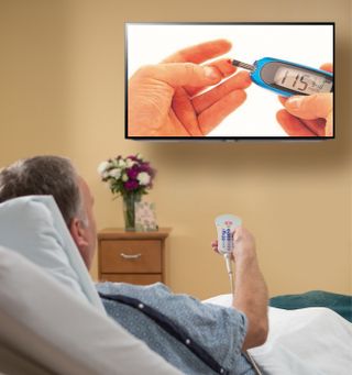 In-room media systems give healthcare providers the opportunity to entertain, educate, and increase overall comfort for patients as they undergo ongoing treatment.
