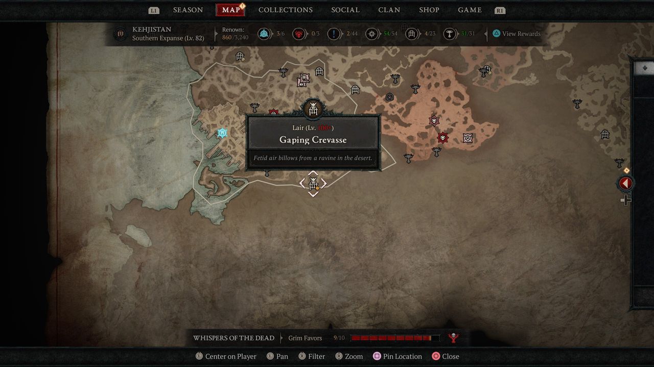 Diablo 4 Duriel - Gaping Crevasse
