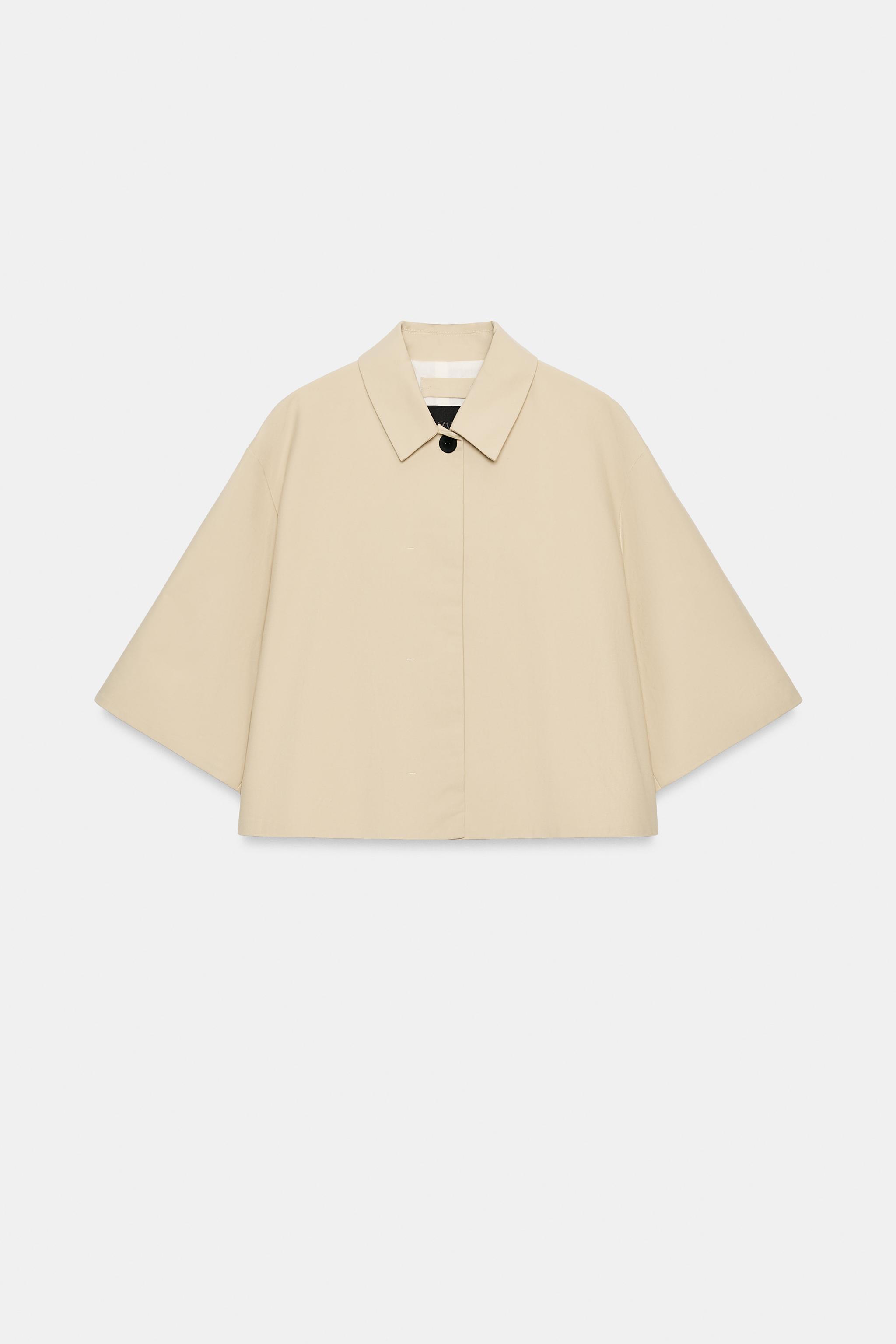 Zw Collection Short Jacket - Beige - Xs