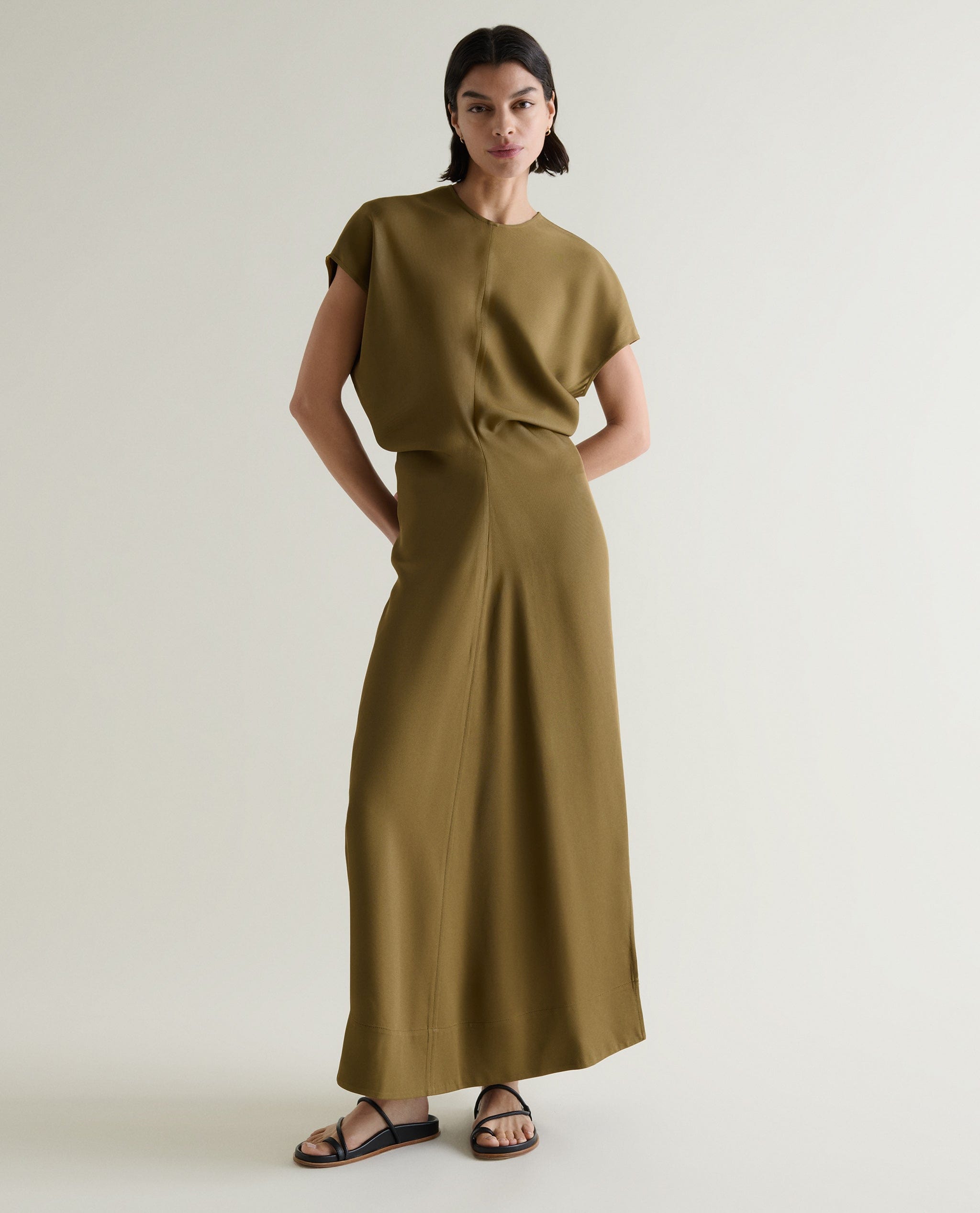 Women's Naia&amp;trade; Maxi Dress - Golden Olive - Xs / Golden Olive