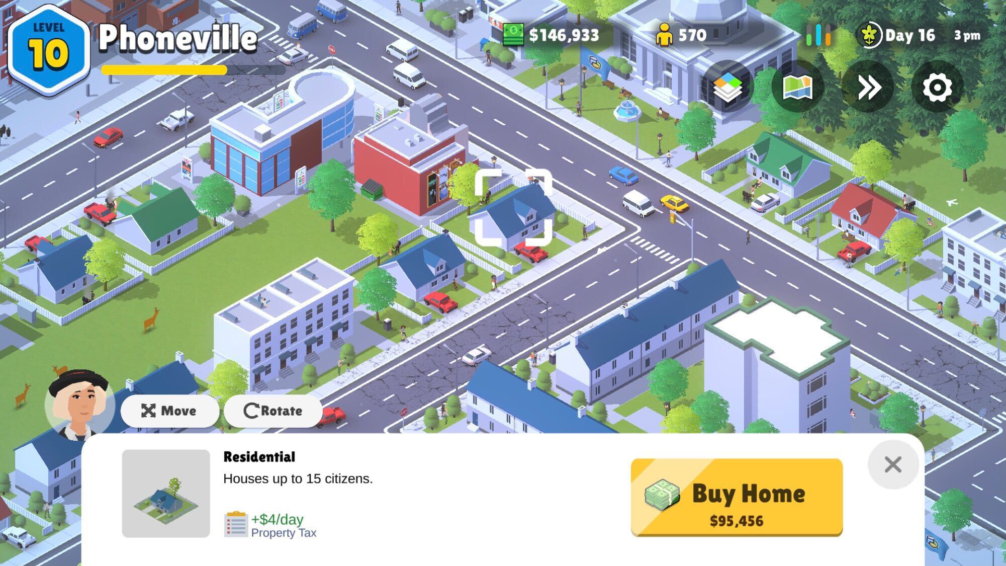 City building game