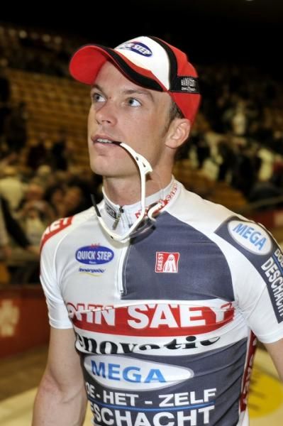 Iljo Keisse ( John Saey - Mega Deschacht) on the final night in Gent.