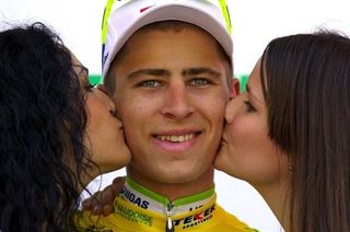 Peter Sagan (Liquigas Doimo), the overall leader of the Tour de Romandie after stage 2.