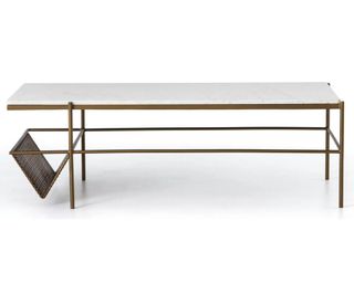 Lennie rectangular coffee table - raymour & flanigan