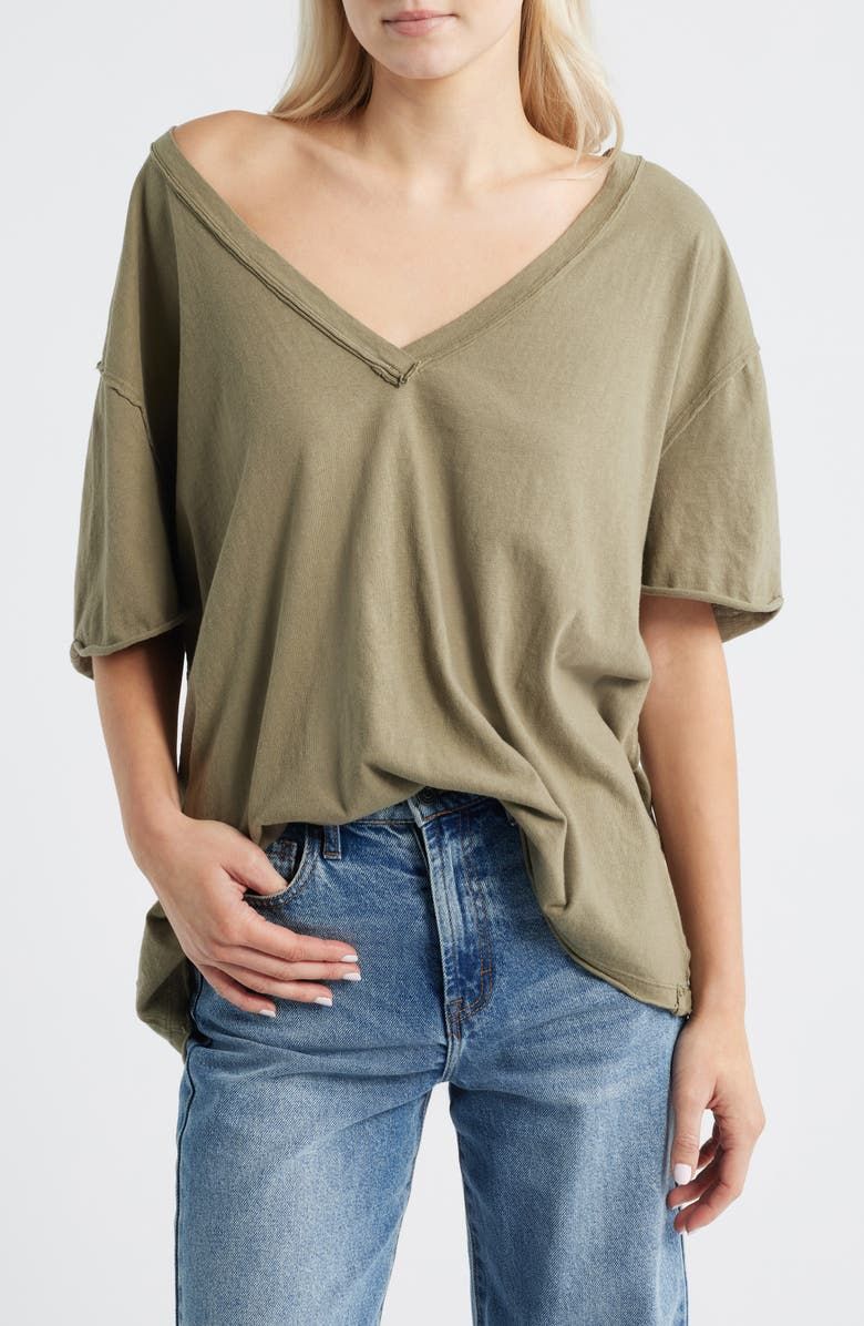 Nina V-Neck Cotton T-Shirt