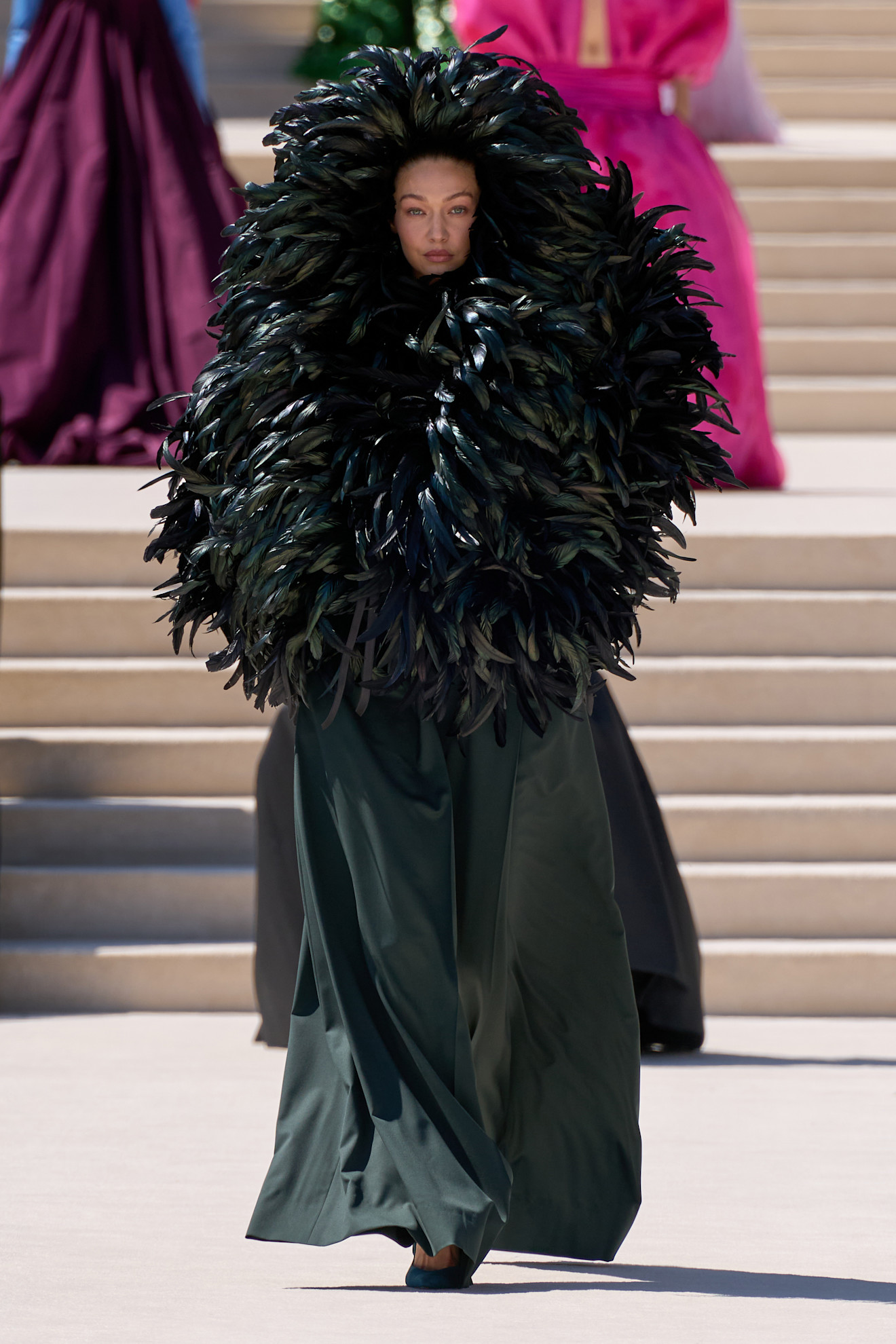 An image of the Jean Paul Gaultier FW26 Haute Couture runway.