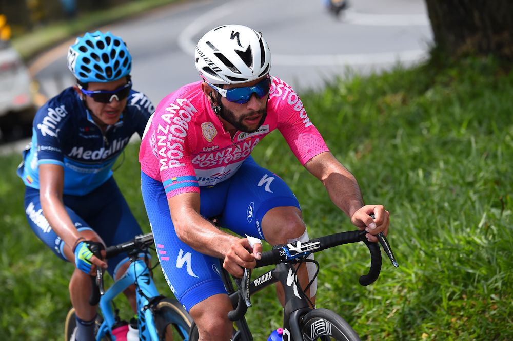 Fernando Gaviria (Quick-Step Floors) and Cesar Nicolas Paredes (Medellin-Inter)