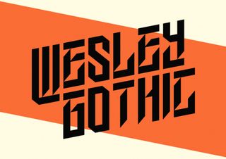 Wesley Gothic written in Wesley Gothic