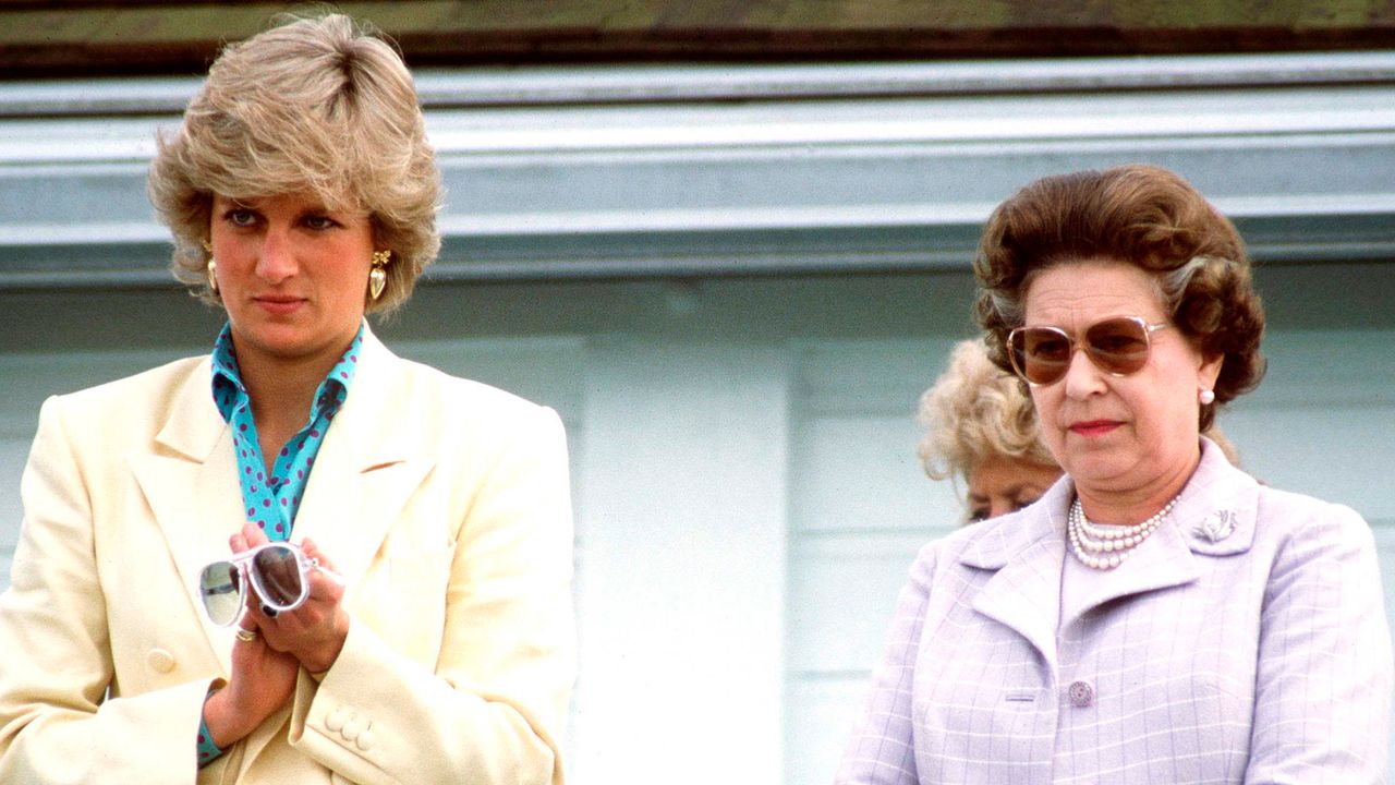 Princess Diana and Queen Elizabeth