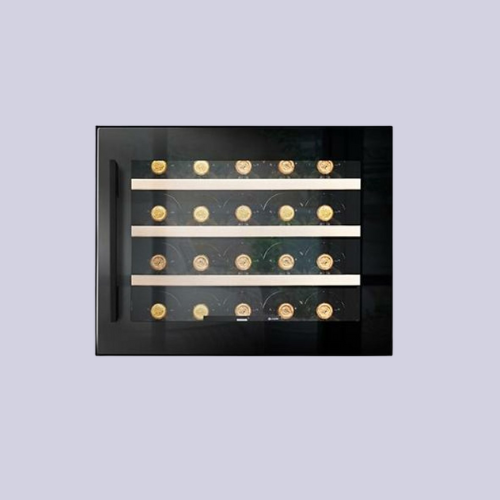 Caple Wc6411bg Black Glass Built-In In-Column Single Zone Wine Cooler