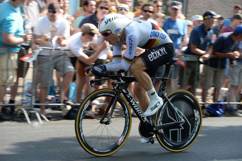 Tony Martin (Etixx-Quick Step) was second