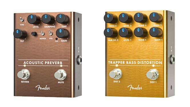 Fender Acoustic Preverb and Trapper Bass Distortion