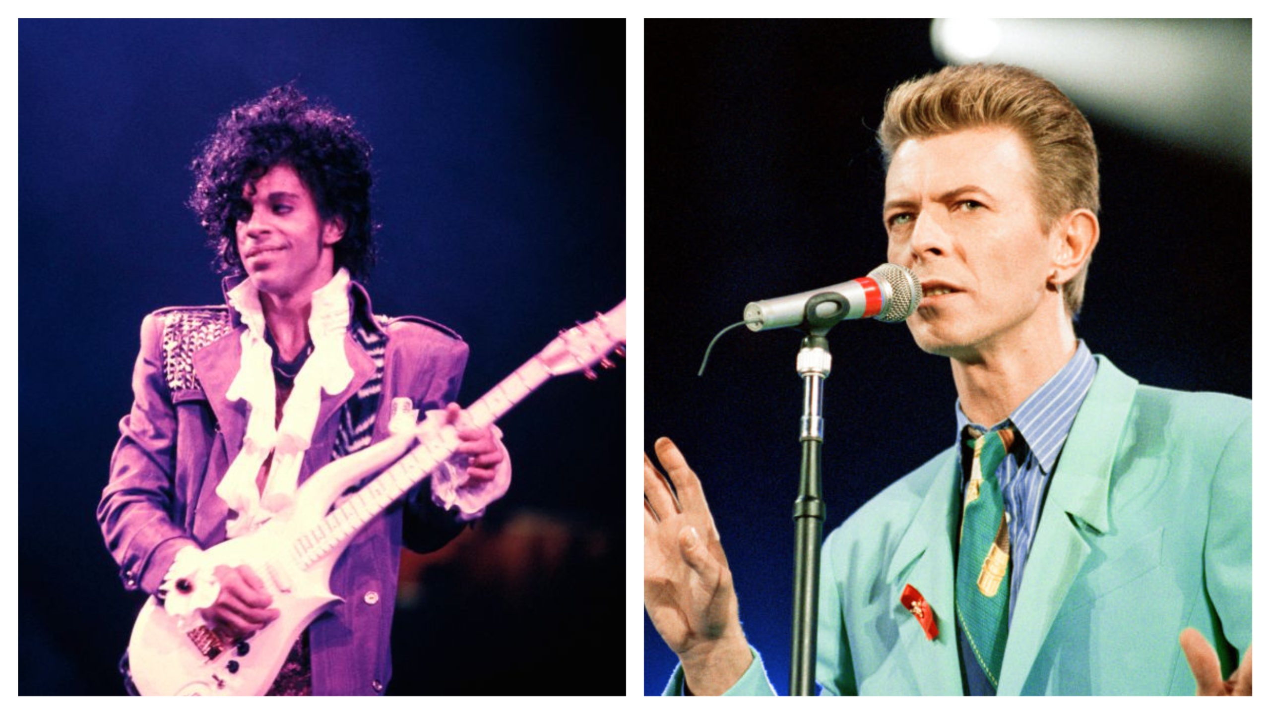 Prince and David Bowie