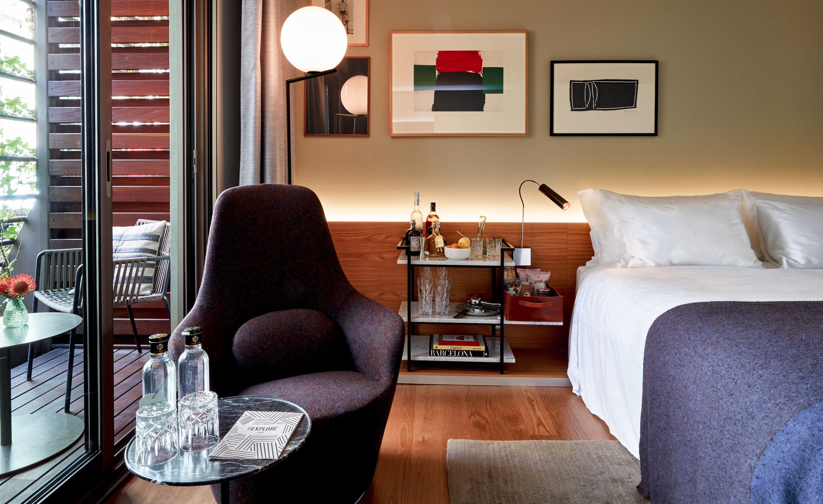 Guestroom with balcony