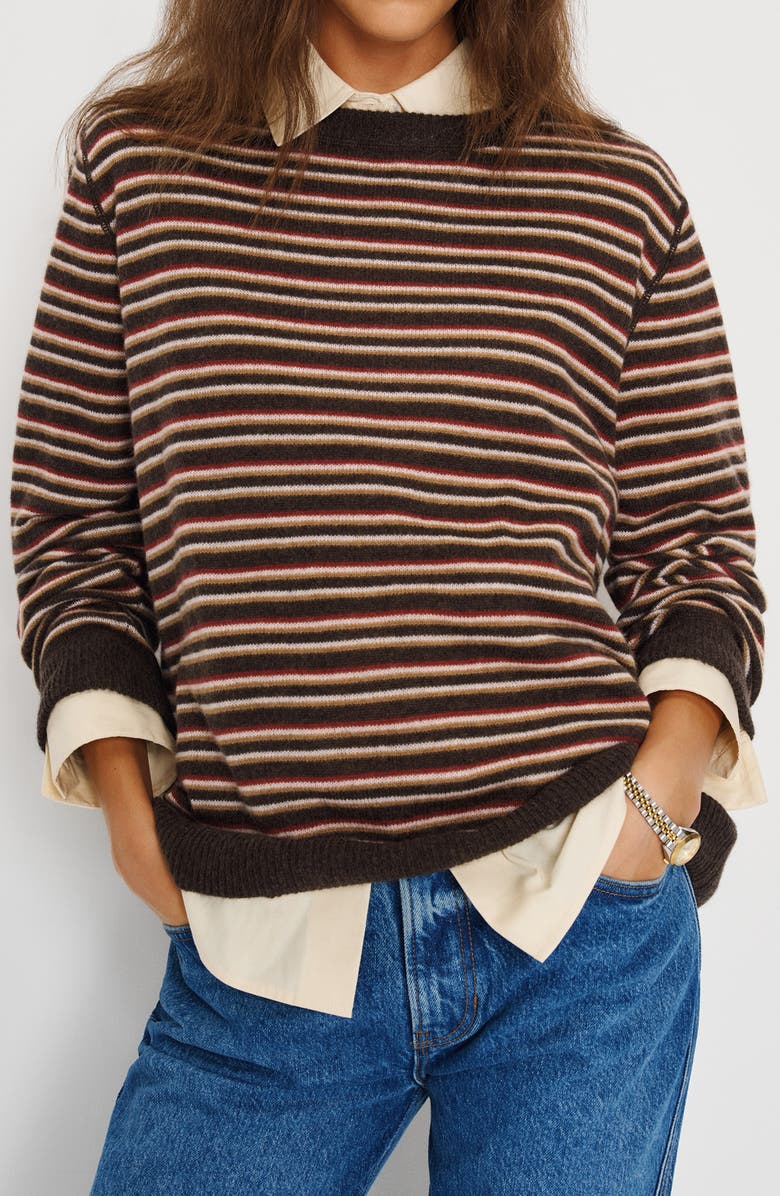 Stripe Cashmere Sweater