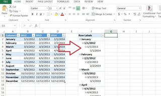 how to create tmieline 1 click pivottable 675403