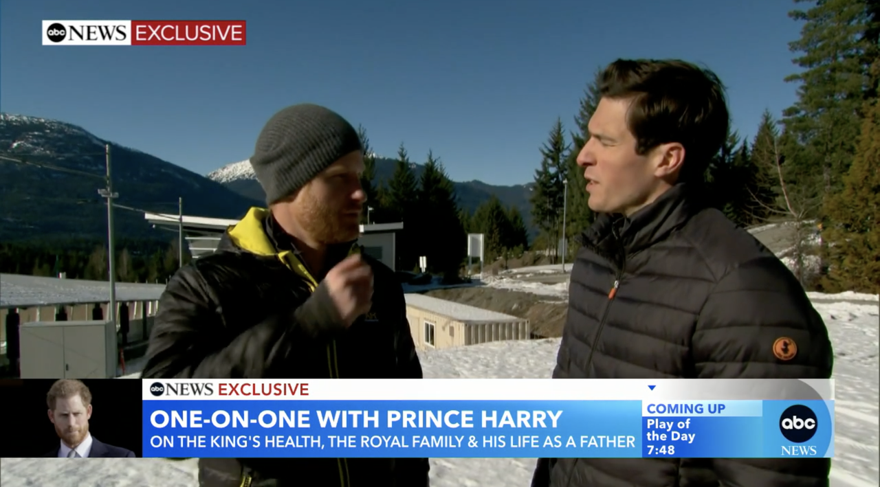 Prince Harry ABC News interview