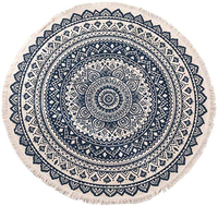 4. Round Cotton Bohemian rug | £19.49