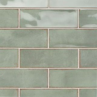 green subway tiles 