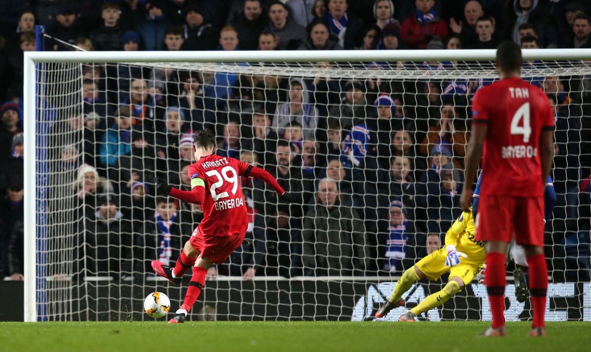 Rangers v Bayer Leverkusen – UEFA Europa League – Round of 16 – First Leg – Ibrox Stadium