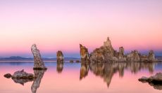 tufa towers in mono Lake