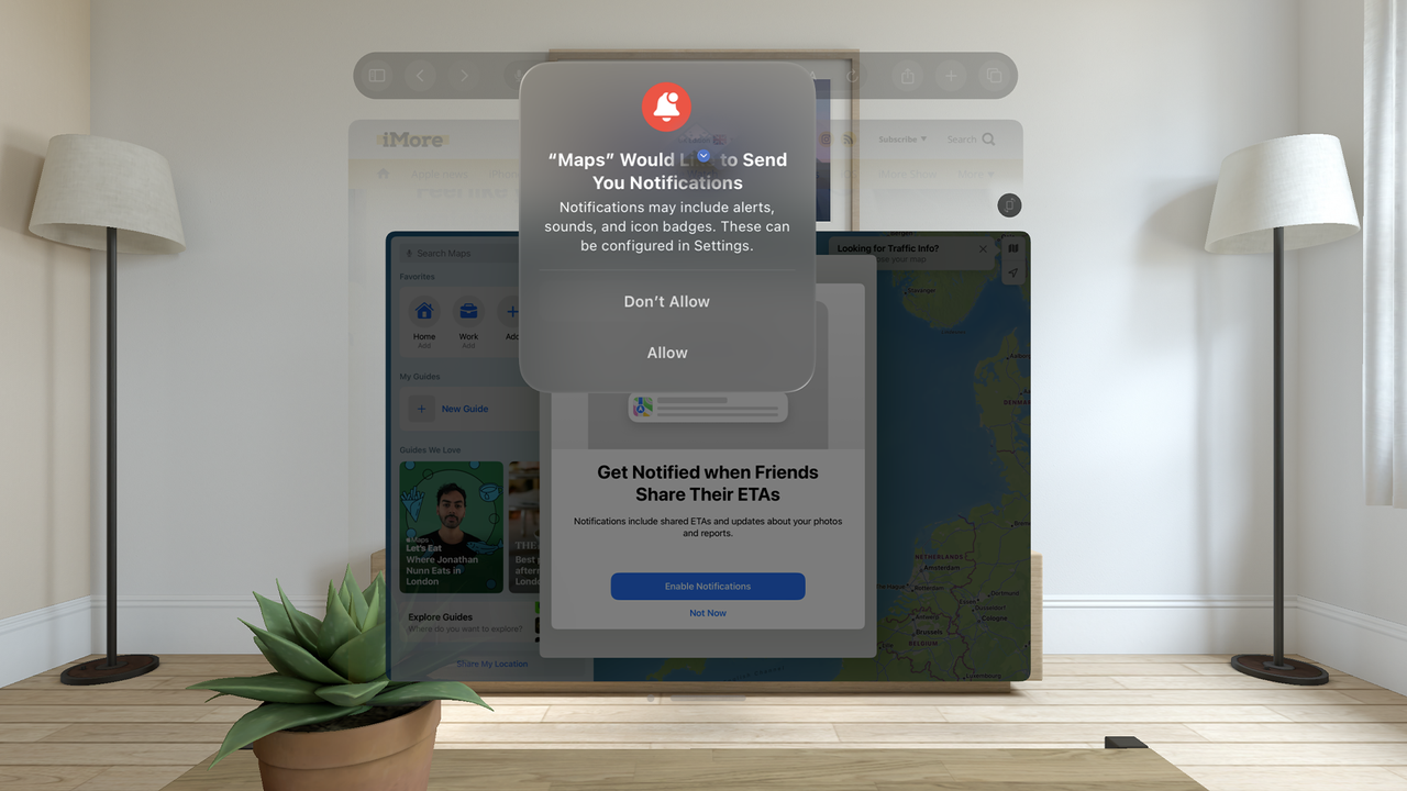 visionOS Notifications