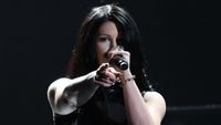 Courtney LaPlante of Spiritbox onstage in 2026