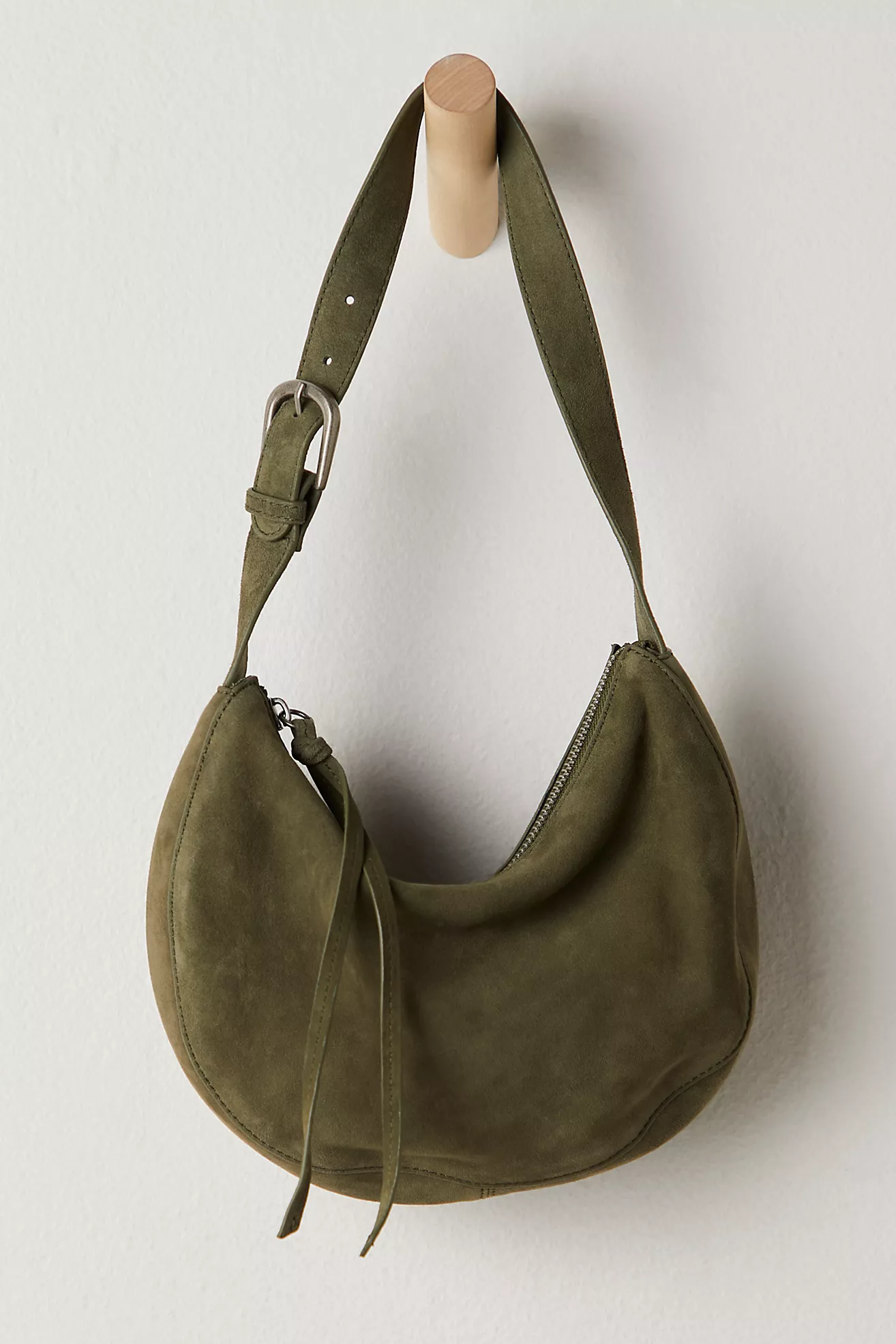 Sina Suede Shoulder Bag
