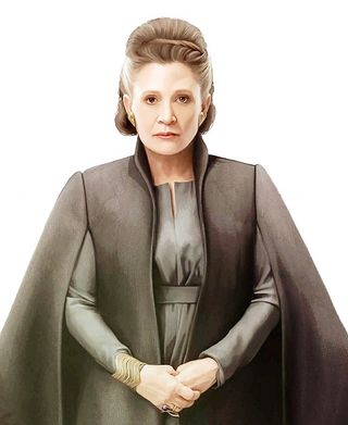 General Leia Organa Painting
