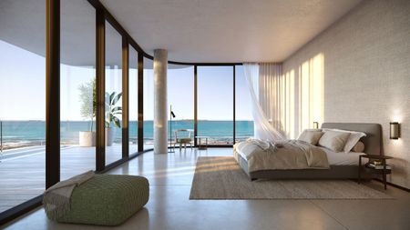 The Rock, Punta Del Este: Bedroom overlooking the sea