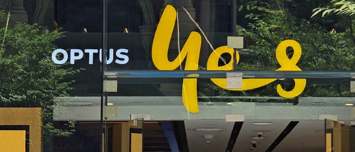 Optus storefront in Sydney, Australia