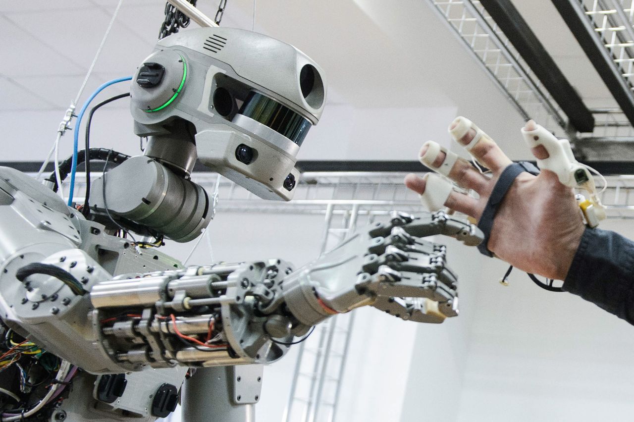 Russia's space agency Roscosmos says the Skybot F-850 will serve as a "social companion" for human crew on the International Space Station.