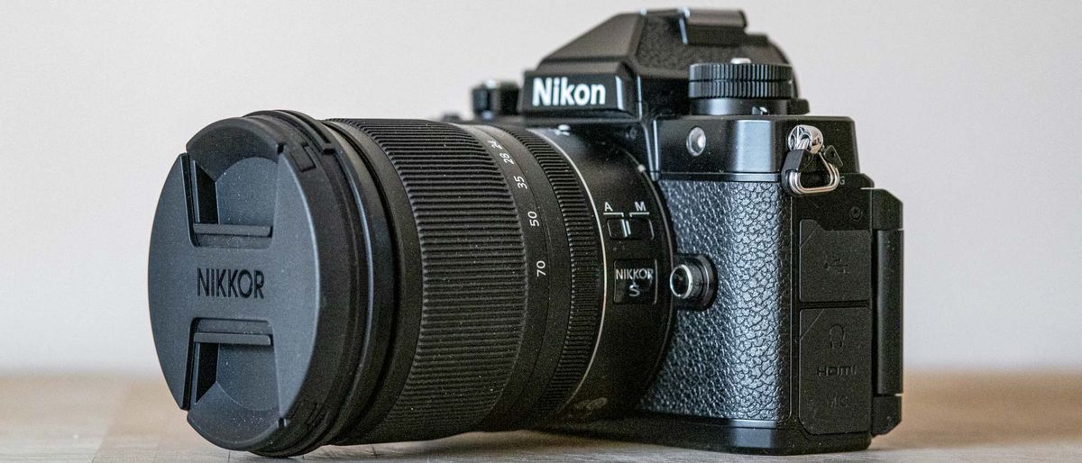 Nikon Z f sitting on table