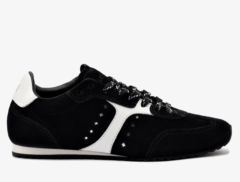 Larroud&amp;eacute;, Stella Sneaker in Black Suede