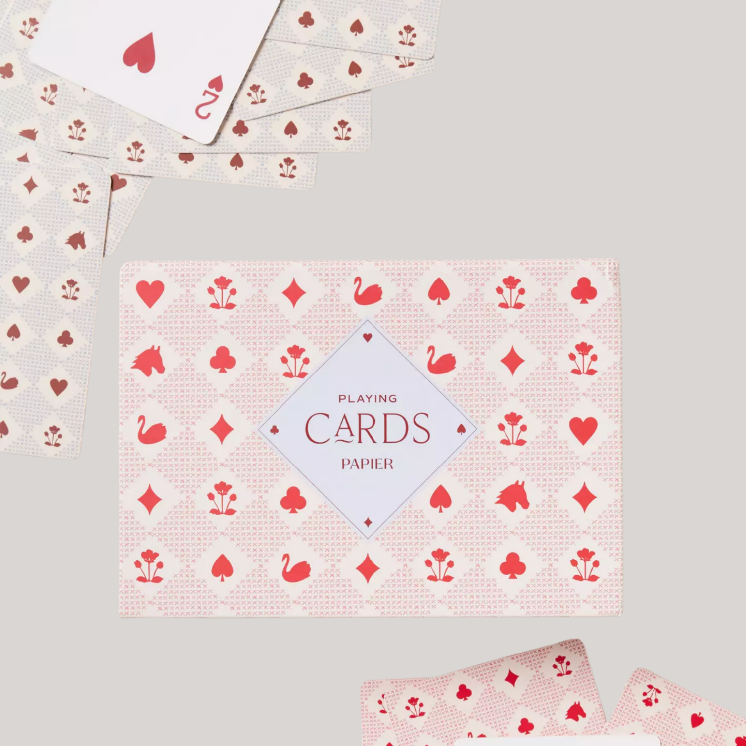 A set of playing cards