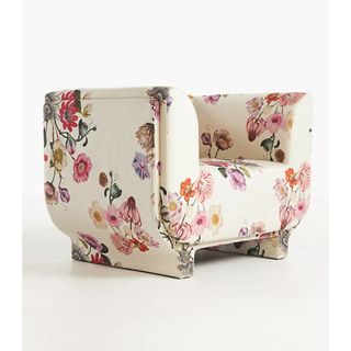 anthropologie floral accent chair