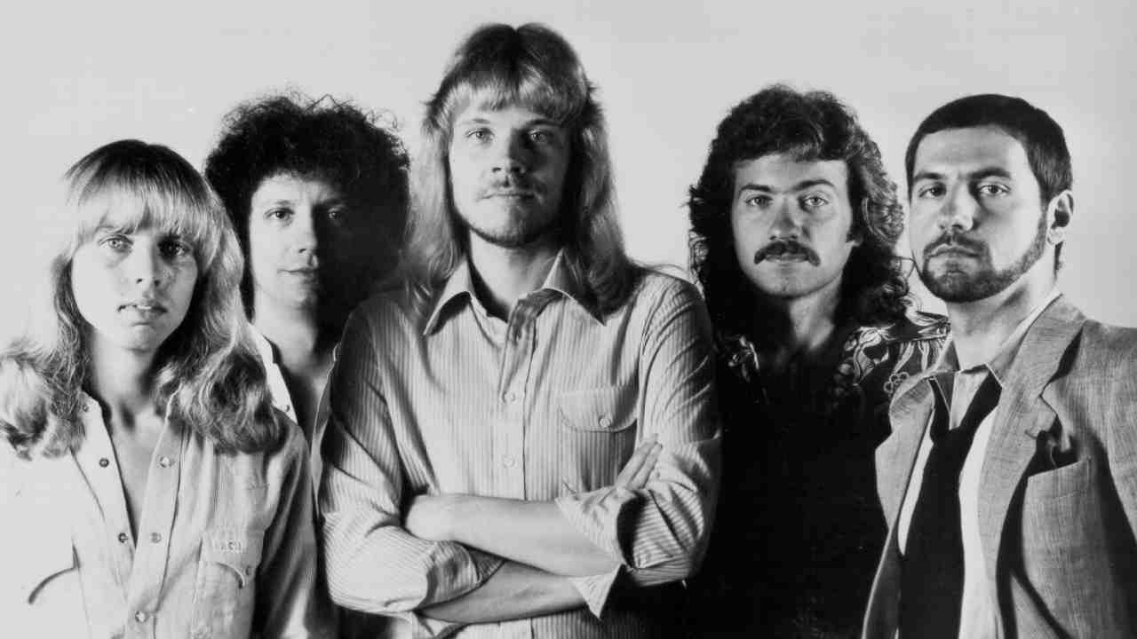 Styx posing for a photograph in the 1970s