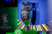 The UEFA Euro 2024 trophy.
