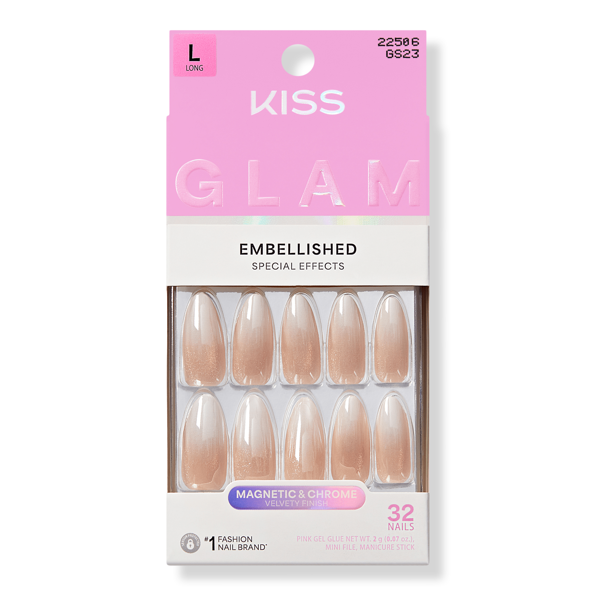 Glam Embellished Press on Nails - Day N Night