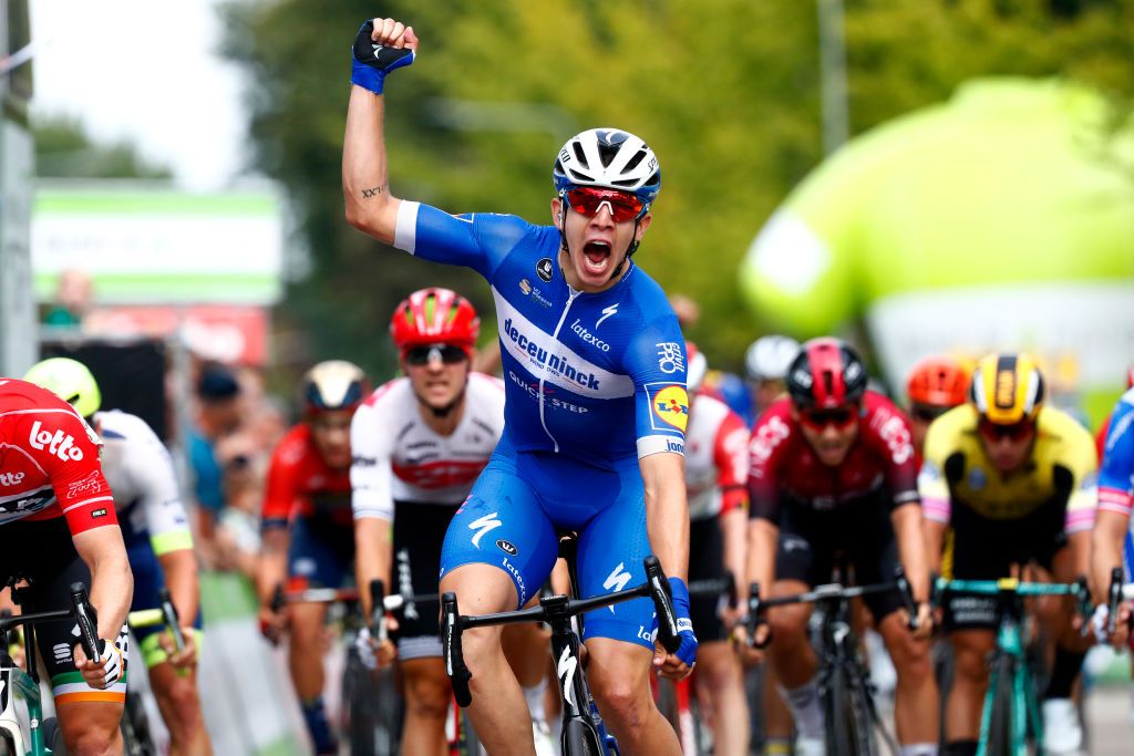 Alvaro Hodeg (Deceuninck-QuickStep) wins stage 5 of the BinckBank Tour in Venray.