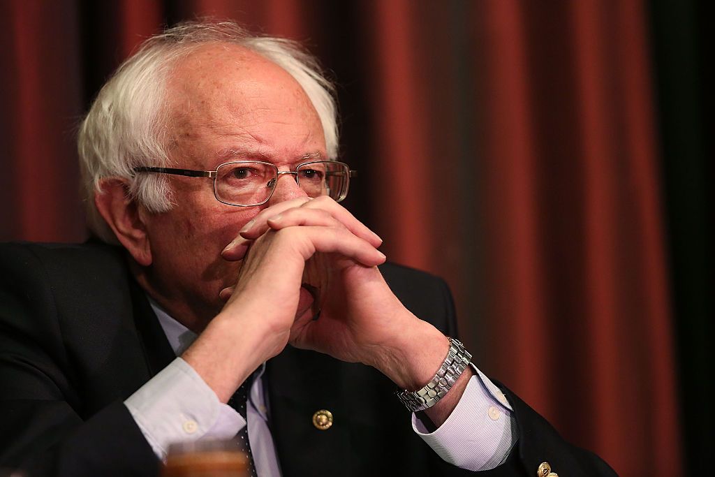 Bernie Sanders at the National Action Network convention in April.